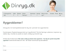 Tablet Screenshot of dinryg.dk